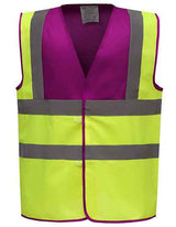 Hi-Vis 2 Bands & Braces Waistcoat - YK100