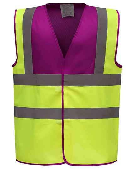 Hi-Vis 2 Bands & Braces Waistcoat - YK100