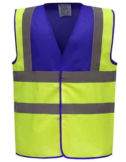 Hi-Vis 2 Bands & Braces Waistcoat - YK100