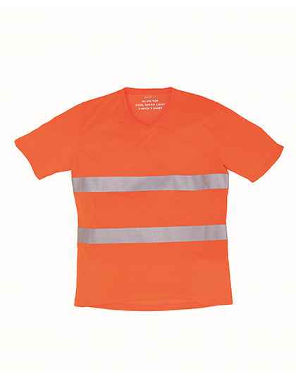 Hi-Vis Top Cool Super Light V-Neck T-Shirt - YK910