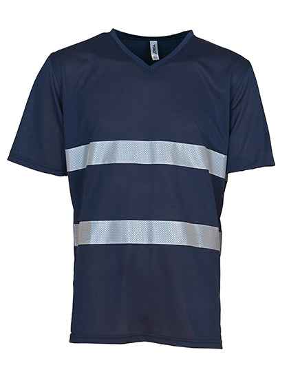 Hi-Vis Top Cool Super Light V-Neck T-Shirt - YK910
