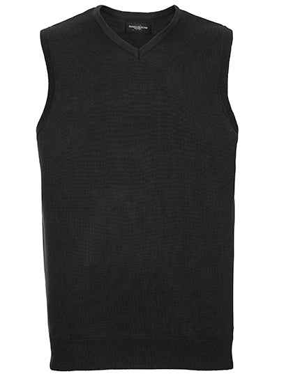 Men's V-Neck Sleeveless Knitted Pullover - Z716