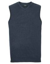 Men's V-Neck Sleeveless Knitted Pullover - Z716