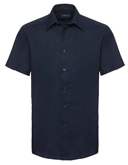Men's Short Sleeve Tailored Oxford Shirt - Z923