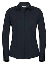 Ladies' Long Sleeve Fitted Polycotton Poplin Shirt - Z924F