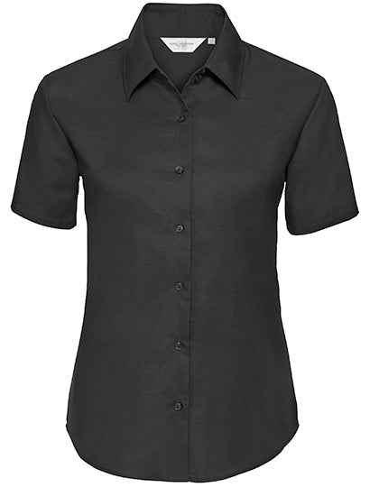 Ladies' Short Sleeve Tailored Oxford Shirt - Z933F