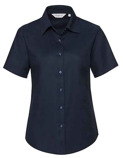 Ladies' Short Sleeve Tailored Oxford Shirt - Z933F