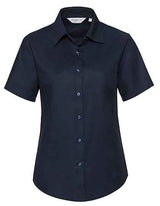 Ladies' Short Sleeve Tailored Oxford Shirt - Z933F