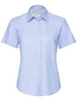 Ladies' Short Sleeve Tailored Oxford Shirt - Z933F