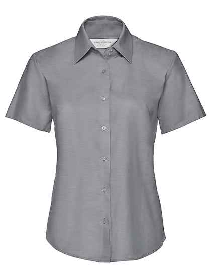 Ladies' Short Sleeve Tailored Oxford Shirt - Z933F