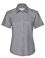 Ladies' Short Sleeve Tailored Oxford Shirt - Z933F