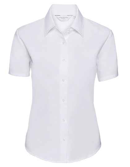 Ladies' Short Sleeve Tailored Oxford Shirt - Z933F