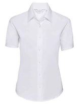 Ladies' Short Sleeve Tailored Oxford Shirt - Z933F