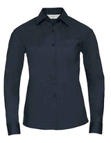 Ladies' Long Sleeve Classic Polycotton Poplin Shirt - Z934F
