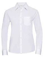 Ladies' Long Sleeve Classic Polycotton Poplin Shirt - Z934F