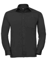 Men's Long Sleeve Classic Polycotton Poplin Shirt - Z934