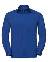 Men's Long Sleeve Classic Polycotton Poplin Shirt - Z934