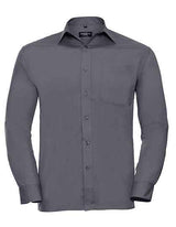 Men's Long Sleeve Classic Polycotton Poplin Shirt - Z934
