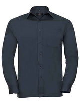 Men's Long Sleeve Classic Polycotton Poplin Shirt - Z934