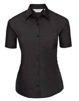 Ladies' Short Sleeve Classic Polycotton Poplin Shirt - Z935F