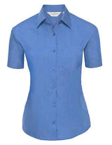 Ladies' Short Sleeve Classic Polycotton Poplin Shirt - Z935F