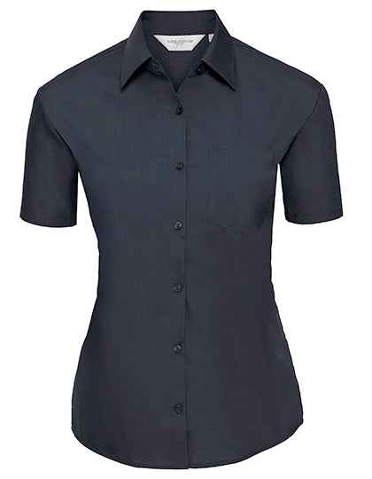 Ladies' Short Sleeve Classic Polycotton Poplin Shirt - Z935F