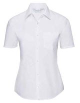 Ladies' Short Sleeve Classic Polycotton Poplin Shirt - Z935F
