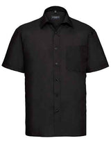Men's Short Sleeve Classic Polycotton Poplin Shirt - Z935