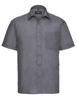 Men's Short Sleeve Classic Polycotton Poplin Shirt - Z935