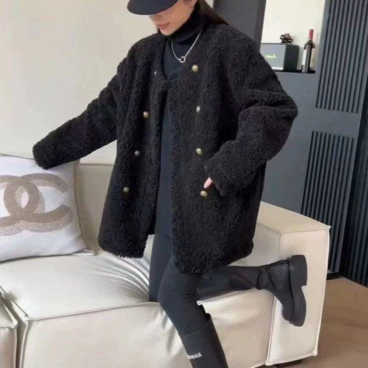 Damen Kunstfell-Jacke Vielseitiges Top