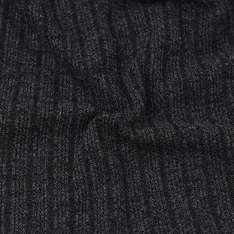 Baotou Strickmütze mit Buchstaben-Stickerei - Dünne Beanie