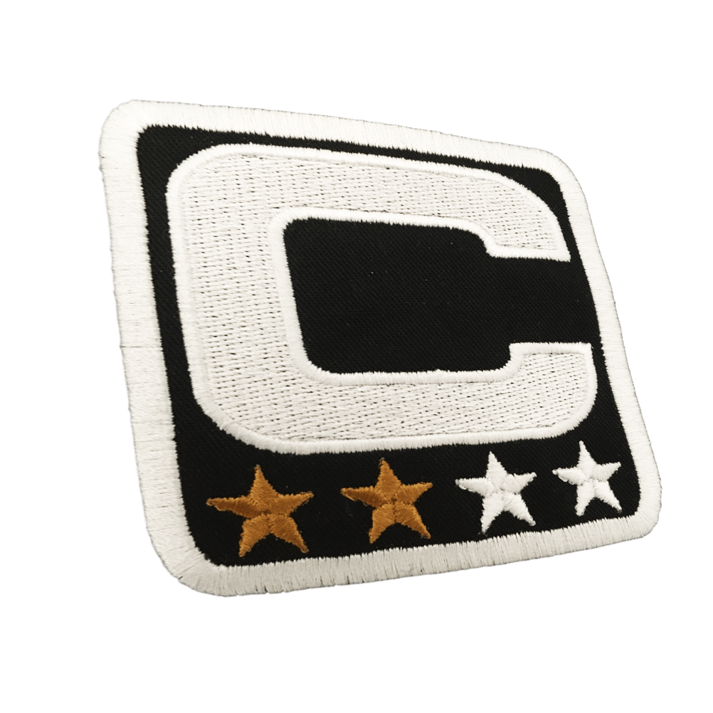 Captainpatch 6.5×6.5cm zum aufnähen – Wunschfarben