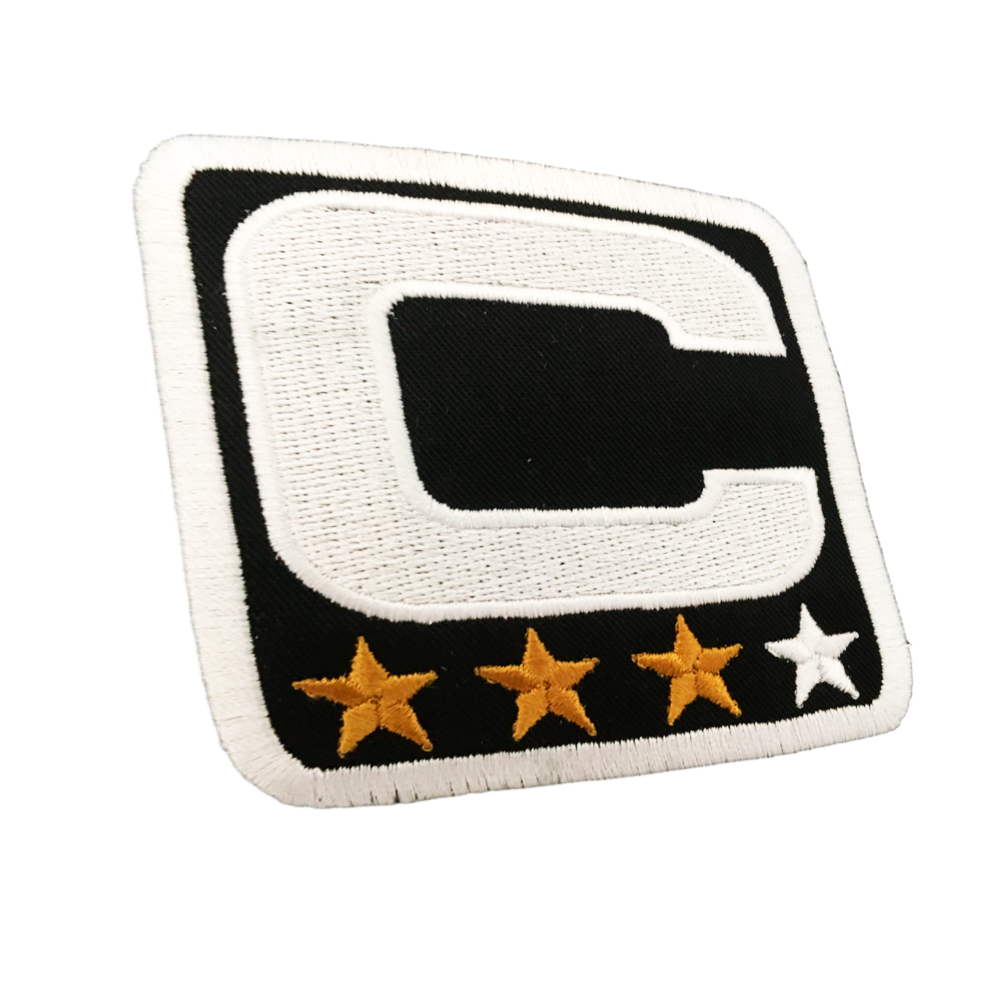 Captainpatch 6.5×6.5cm zum aufnähen – Wunschfarben