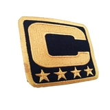 Captainpatch 6.5×6.5cm zum aufnähen – Wunschfarben