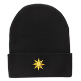 Hip Hop Wollmütze mit Wetter-Stickerei - Kreative Strickmütze