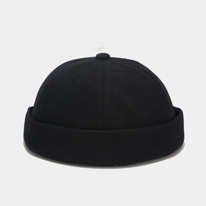 Retro Baumwoll-Flatcap für Herren - Einfarbig