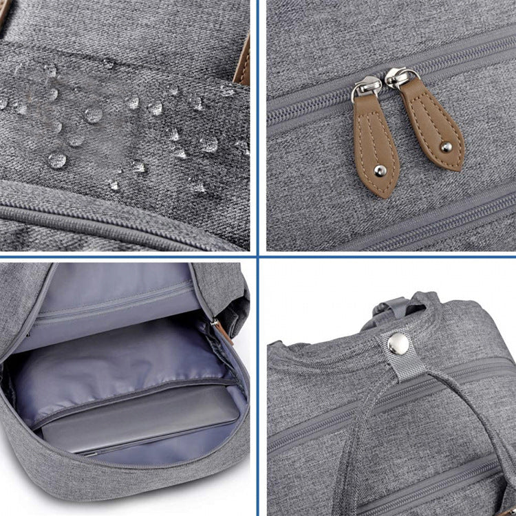 Damen Rucksack Kariert Wasserdicht Multifunktional Große Kapazität