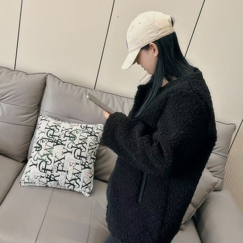 Damen Kunstfell-Jacke Vielseitiges Top