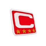Captainpatch 6.5×6.5cm zum aufnähen – Rot V1